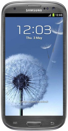 Смартфон Samsung Galaxy S3 GT-I9300 16Gb Titanium grey - Кондопога